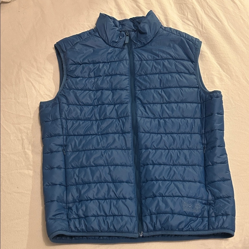 Jack Wolfskin Kids Quilted Blue Vest
